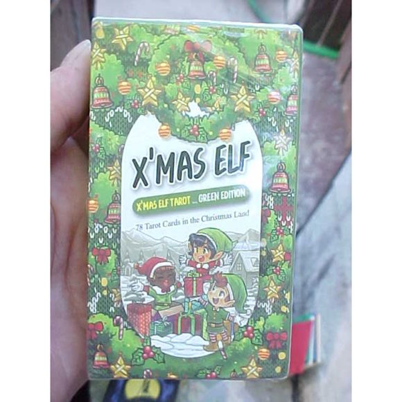 LOT 2 CHRISTMAS Tarot Card Decks Elf on a Shelf plus RARE Vintage Santa Art - Picture 4 of 8